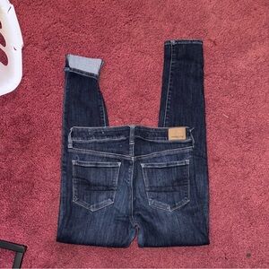 American Eagle Outfitters Dark Blue Skinny Jeans